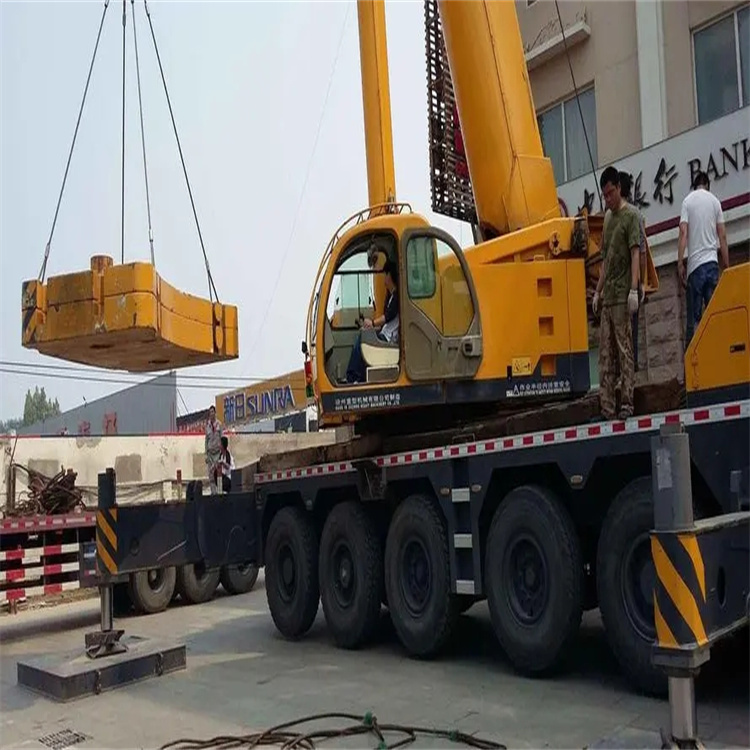 纳雍当地吊车出租|机器吊装|75吨|工厂搬迁服务